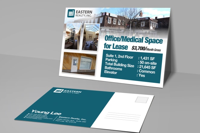 I will design real estate postcard