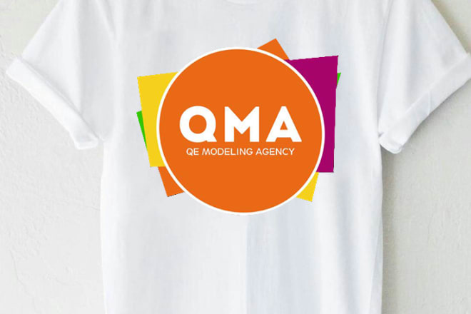 I will design realistic text, logo graphics for t shirt mock up
