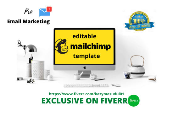 I will design responsive editable mailchimp email template