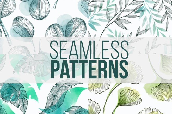 I will design seamless repeat surface pattern design for fabric