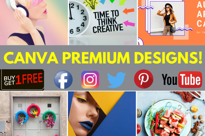I will design social media posts, editable templates or anything in canva