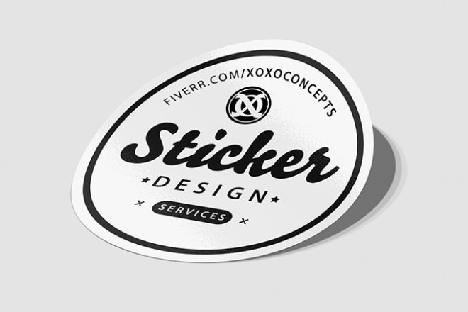 I will design stickers labels badges packaging