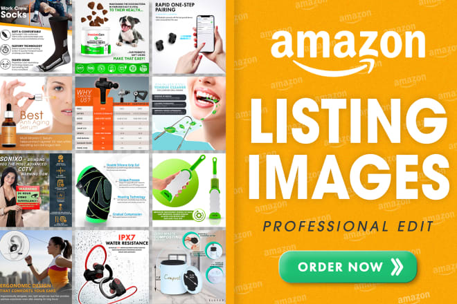 I will design stunning amazon product listing images that sells