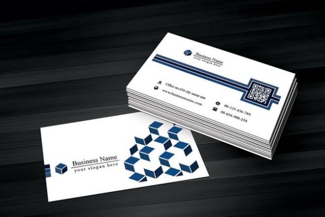 I will design unique and professional business card with qr code and stationery