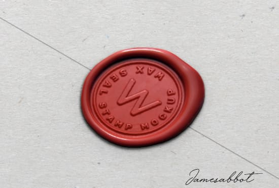 I will design unique wax seal with your logo