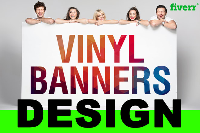 I will design vinyl banner, backdrop, next hanging vinyl banner