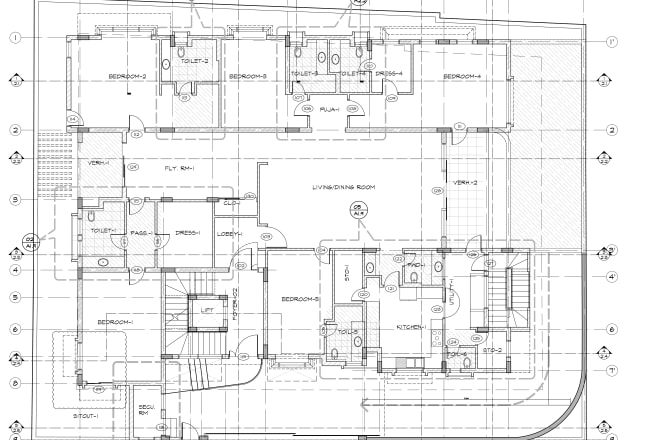 I will design your architectural floor plans in autocad