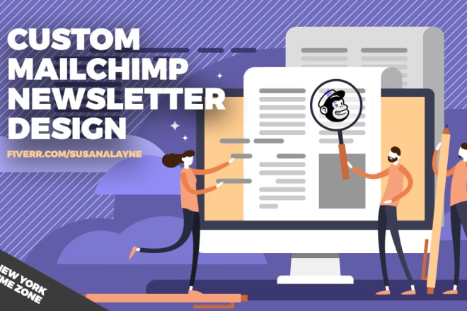 I will design your mailchimp newsletter template USA seller