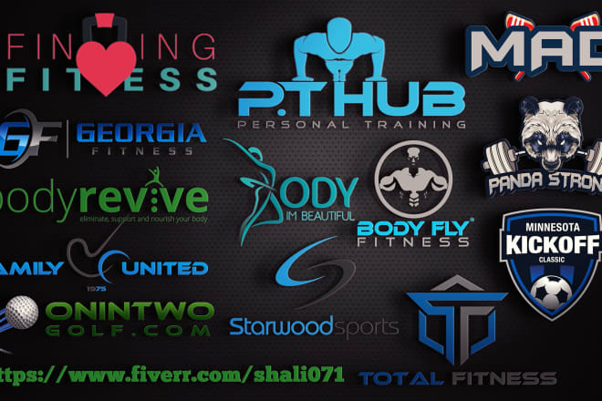 I will design your sports,fitness logo