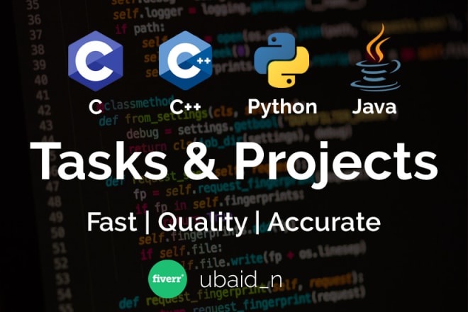 I will develop and debug python c cpp java tasks and projects