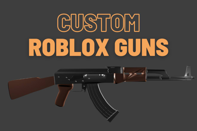 I will develop custom roblox shooter game assets