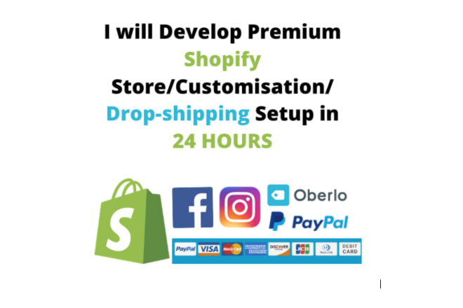 I will develop premium shopify store, customisation, dropshipping