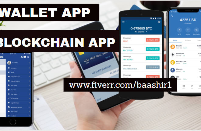 I will develop unbeaten wallet app, cryptocurrency exchange app, blockchain app