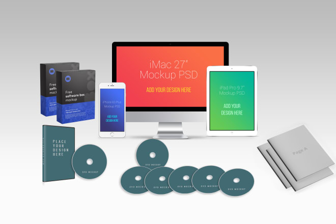 I will display your webpage or product mockup on multiple devices