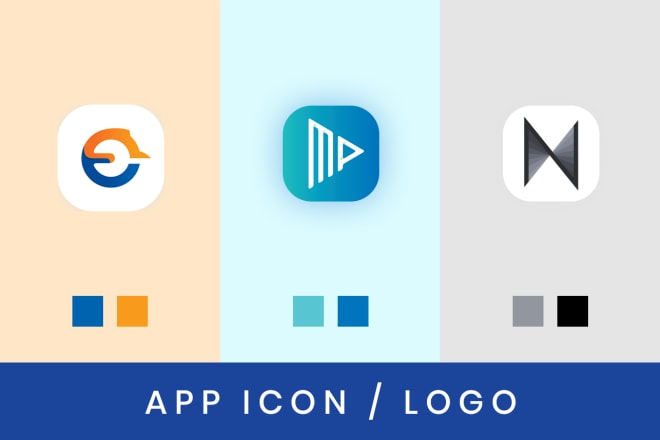I will do 2 creative mobile app logo and icon for android IOS