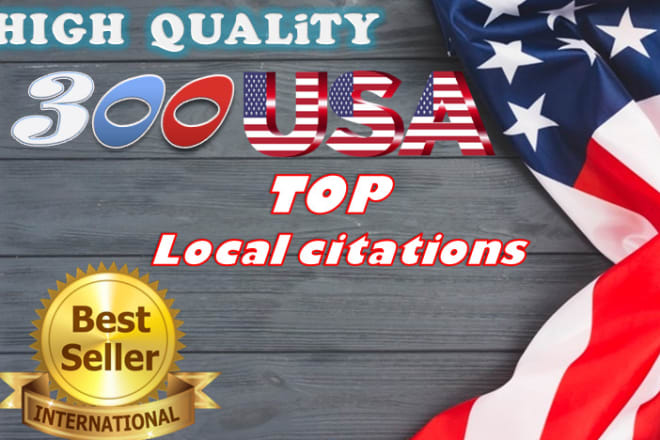 I will do 300 local citations or local listings for USA business