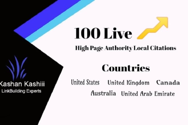 I will do 350 live US local citation directories for any business