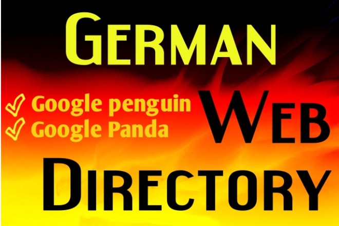 I will do 55 german, de web directory submissions