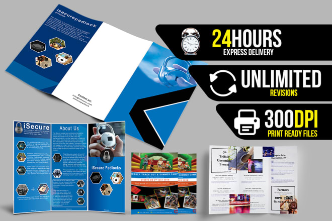 I will do a flyer, postcard, bifold, trifold, brochure design