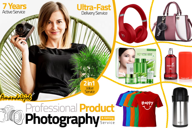 I will do advance amazon product photography and editing service