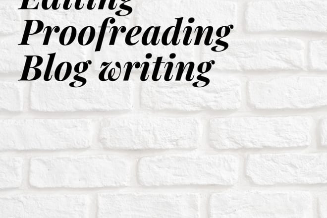 I will do alluring content writing and proofreading