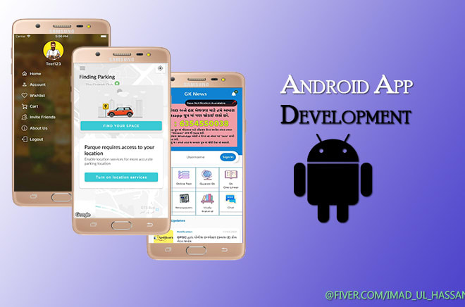 I will do android app development and develop mobile app in android studio