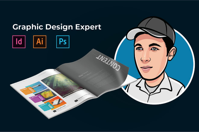 I will do any graphic design using adobe illustrator or indesign