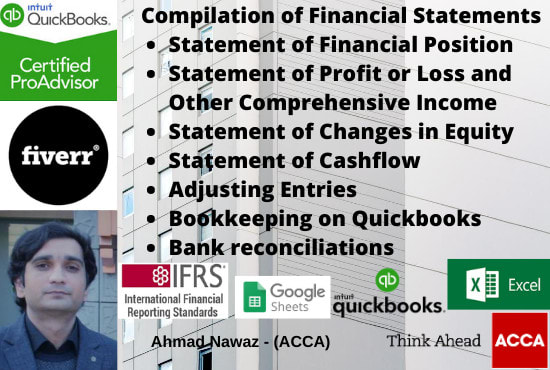 I will do balance sheet, cashflow and financial statements