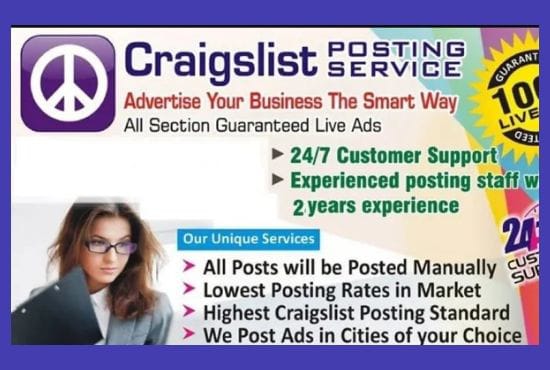 I will do classified ad posting service all over USA