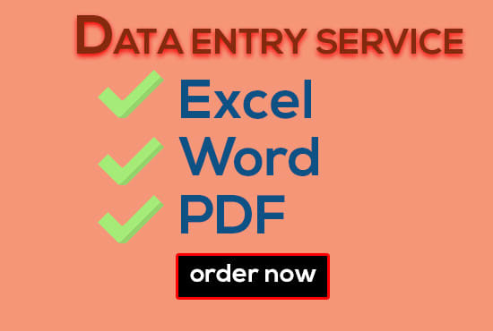 I will do data entry copy paste and web research