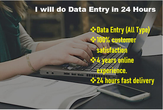 I will do data entry, online research, format conversion