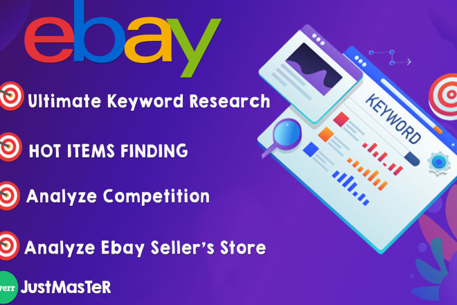 I will do ebay keyword research or competition analysis for ranking