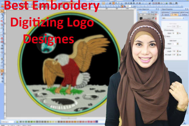 I will do embroidery digitizing in an hour with dst