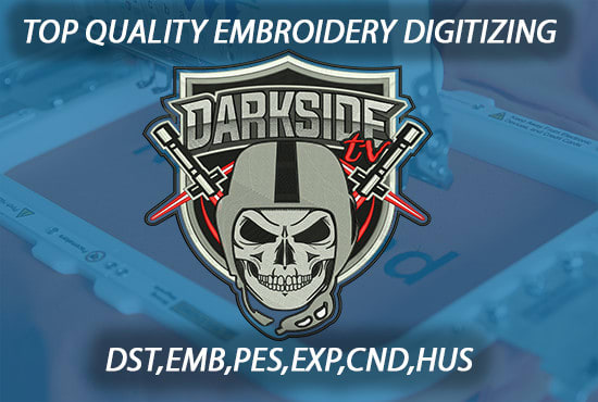 I will do embroidery digitizing into dst,pes,emb file