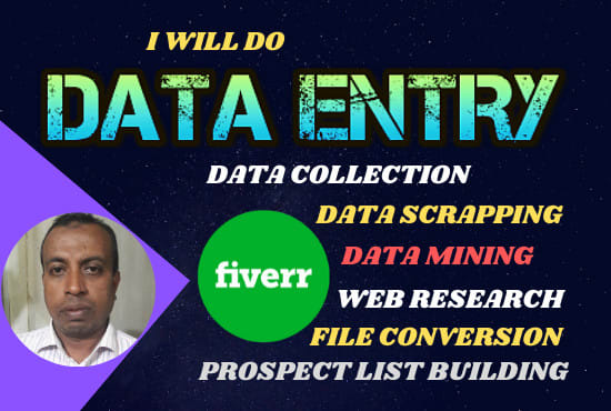 I will do fast and perfect data entry jobs