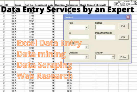 I will do fast excel data entry, copy paste, data entry, typing work