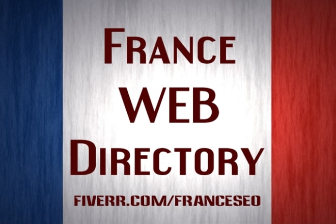 I will do france high PR web directory for local seo