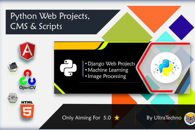 I will do fullstack django web projects and cms
