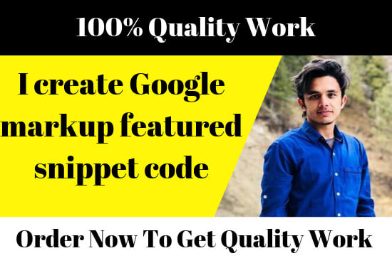 I will do google markup schema for websites rating and snippets