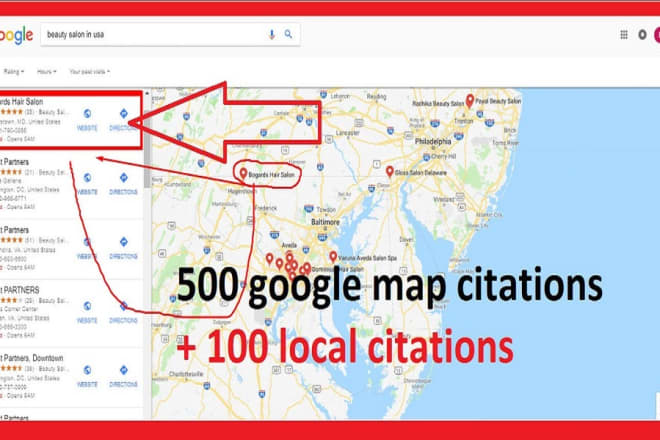 I will do high quality local SEO citation google maps listing