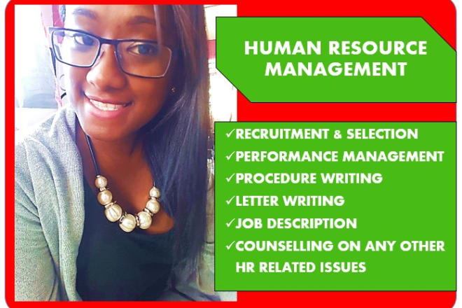 I will do human resource management works for you
