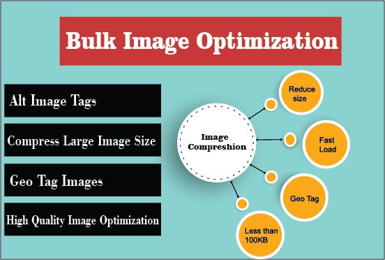 I will do image optimization, alt tag in bulk for local SEO