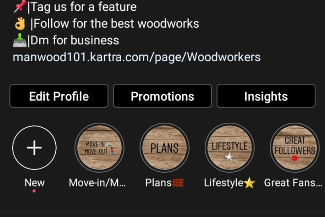 I will do instagram promotion to 5k woodworking audience