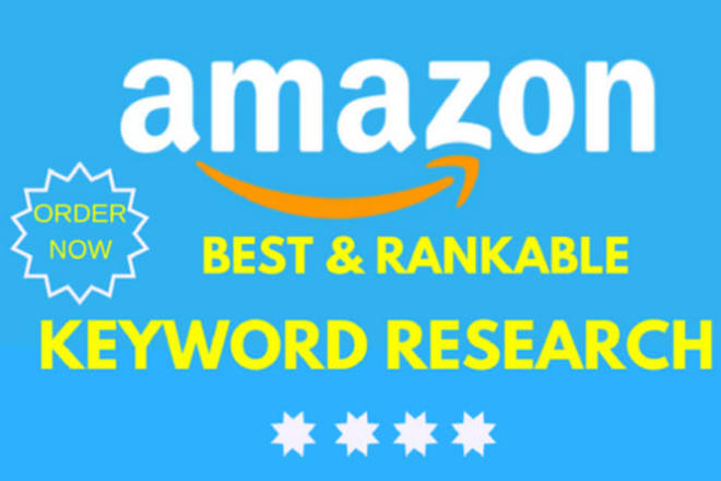 I will do keyword research for amazon listings with helium tools