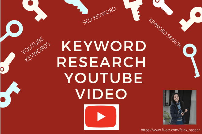 I will do keyword research for your youtube video