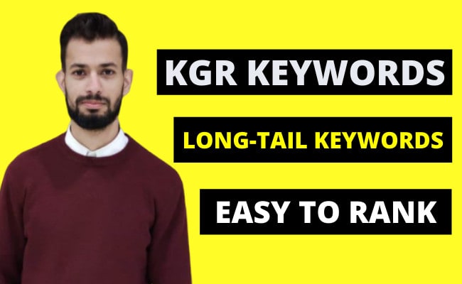 I will do kgr keyword research for amazon affiliate niche site
