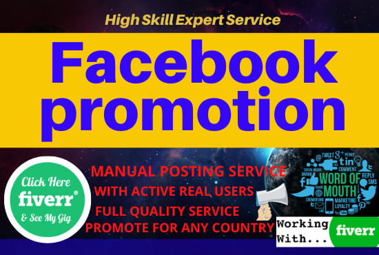 I will do link building facebook page and shoutout to 5m real users