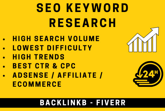 I will do micro niche research with excellent seo keyword re search
