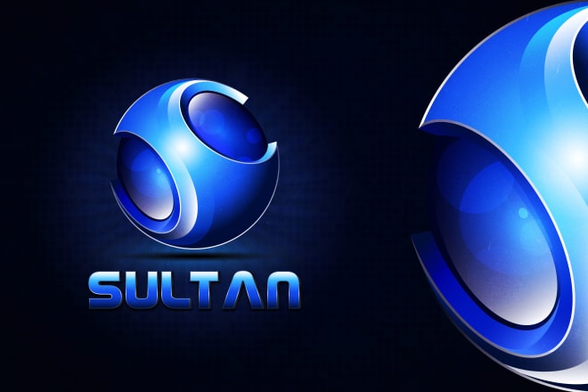 I will do modern custom 3d logo design