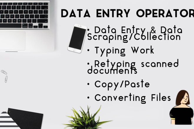 I will do ms word ms excel etc data entry and collection work